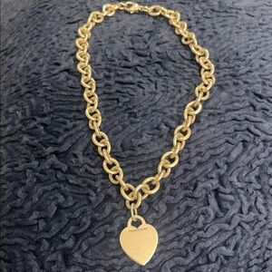 SilverTiffany Heart Pendant Necklace